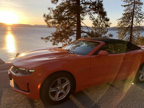 Orange 2021 Chevrolet Camaro 1LT