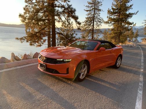 Orange 2021 Chevrolet Camaro 1LT