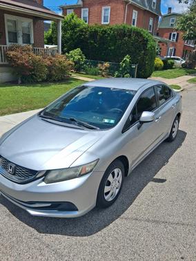 Silver 2013 Honda Civic LX