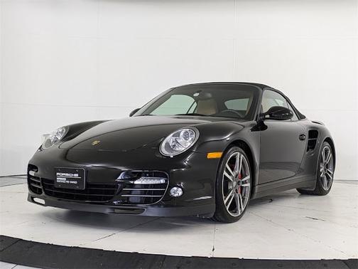 Black 2012 Porsche 911 911 Turbo Cabriolet