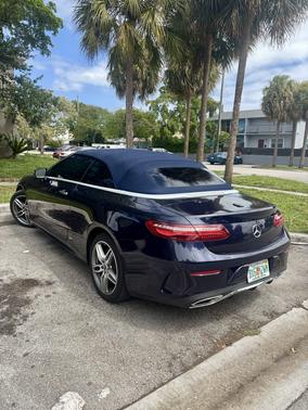 Blue 2018 Mercedes-Benz E-Class E 400 4MATIC