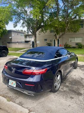 Blue 2018 Mercedes-Benz E-Class E 400 4MATIC