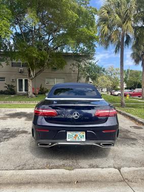 Blue 2018 Mercedes-Benz E-Class E 400 4MATIC