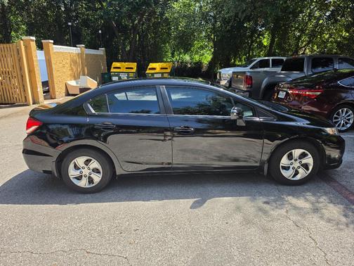 Black 2014 Honda Civic LX