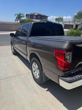 Beige 2017 Nissan Titan SV