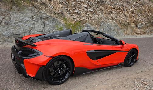 Orange 2020 McLaren 600LT RWD