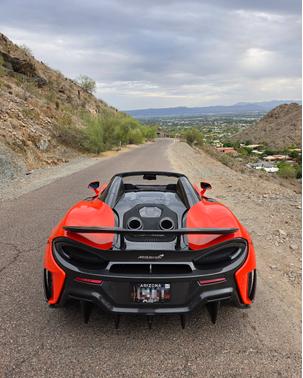 Orange 2020 McLaren 600LT RWD