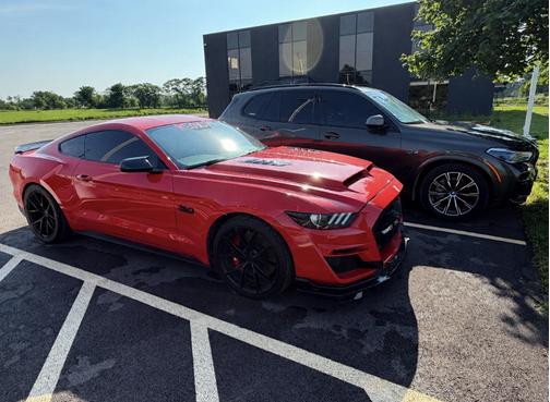 Red 2015 Ford Mustang GT Premium