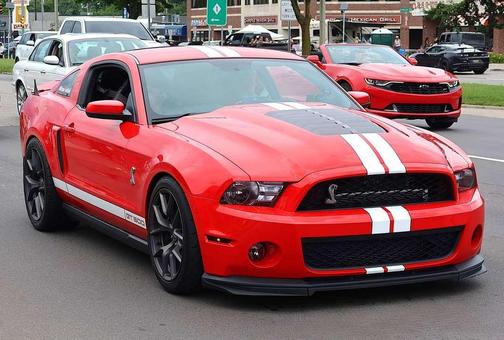 Red 2012 Ford Mustang Shelby GT500