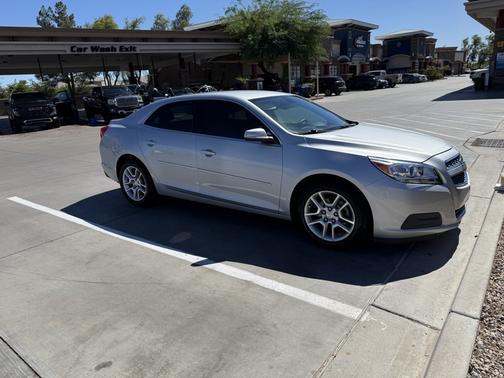 Silver 2013 Chevrolet Malibu Eco
