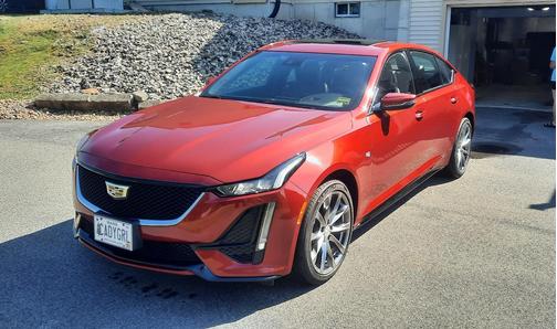 Red 2020 Cadillac CT5 Sport RWD