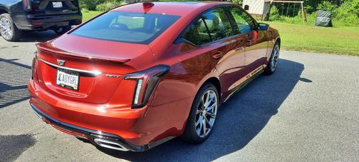 Red 2020 Cadillac CT5 Sport RWD