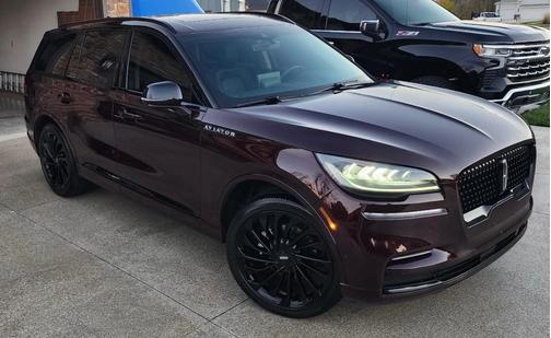 Red 2023 Lincoln Aviator Reserve AWD