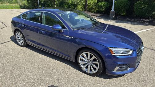 Blue 2018 Audi A5 Sportback 45 Premium Plus