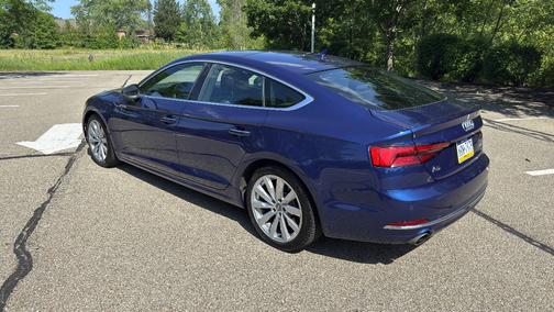 Blue 2018 Audi A5 Sportback 45 Premium Plus