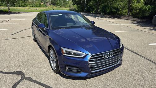 Blue 2018 Audi A5 Sportback 45 Premium Plus