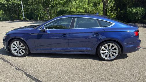Blue 2018 Audi A5 Sportback 45 Premium Plus