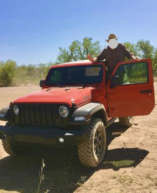 Red 2020 Jeep Wrangler Sport