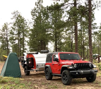 Red 2020 Jeep Wrangler Sport