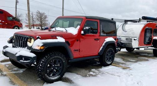 Red 2020 Jeep Wrangler Sport