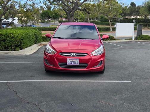 Red 2017 Hyundai Accent SE