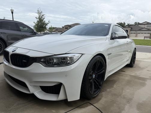 White 2015 BMW M4 Base