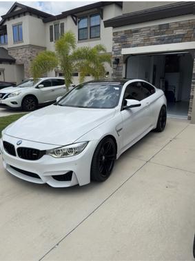 White 2015 BMW M4 Base