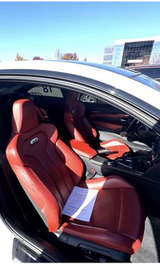 White 2015 BMW M4 Base