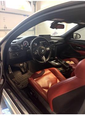 White 2015 BMW M4 Base