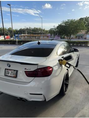 White 2015 BMW M4 Base
