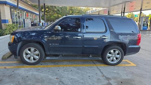 Blue 2008 Chevrolet Tahoe LTZ
