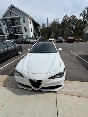 White 2022 Alfa Romeo Giulia Ti