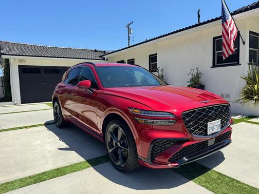 Red 2026 Genesis GV70 3.5T Sport Prestige