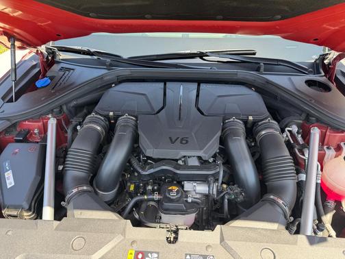 Red 2026 Genesis GV70 3.5T Sport Prestige