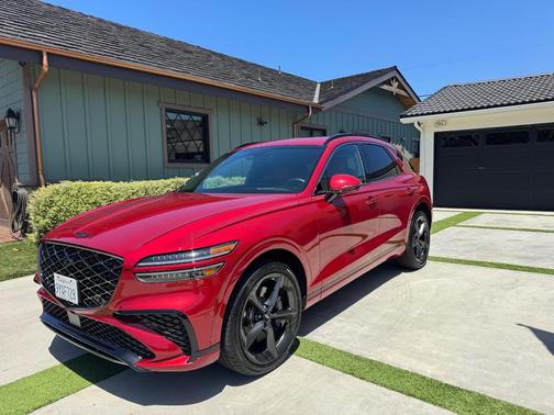 Red 2026 Genesis GV70 3.5T Sport Prestige