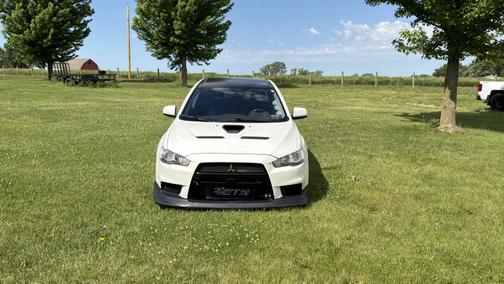 White 2015 Mitsubishi Lancer Evolution GSR