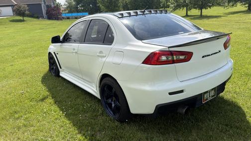 White 2015 Mitsubishi Lancer Evolution GSR