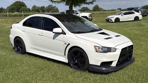 White 2015 Mitsubishi Lancer Evolution GSR