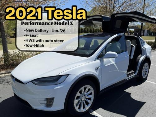 White 2021 Tesla Model X Performance