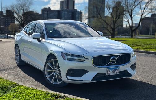 White 2021 Volvo S60 T5 Momentum