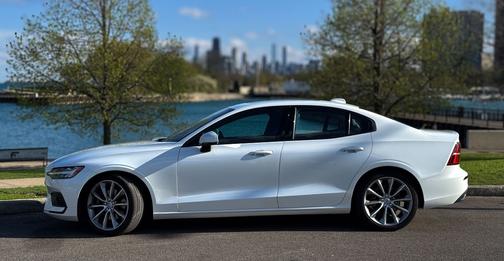 White 2021 Volvo S60 T5 Momentum