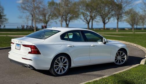 White 2021 Volvo S60 T5 Momentum