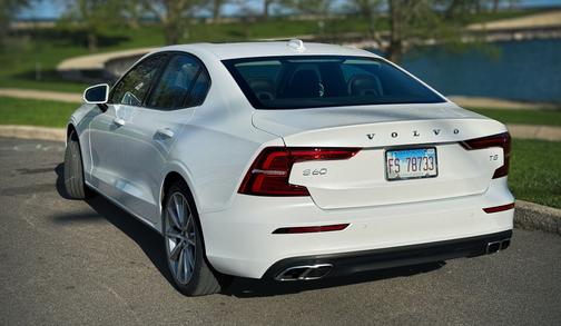 White 2021 Volvo S60 T5 Momentum