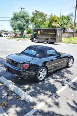 Black 2002 Honda S2000 Base