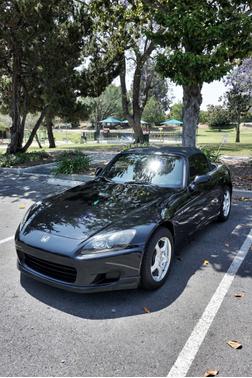 Black 2002 Honda S2000 Base
