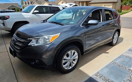 Gray 2014 Honda CR-V EX