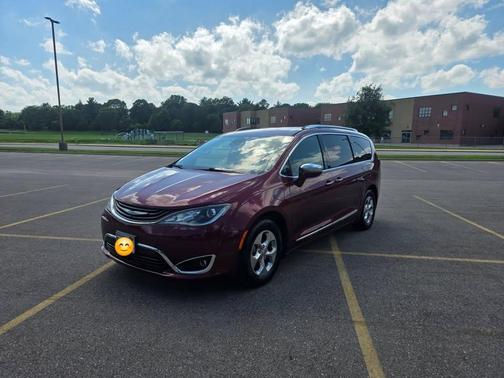 Red 2018 Chrysler Pacifica Hybrid Limited