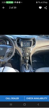 Gray 2017 Hyundai Santa Fe Sport 2.4L