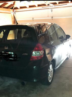 Black 2008 Honda Fit Sport