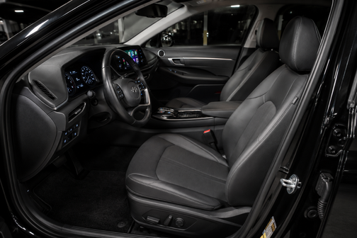 Black 2020 Hyundai SONATA SEL